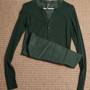 G-star emerald green long sleeve